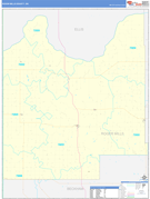 Roger Mills County, OK Digital Map Basic Style